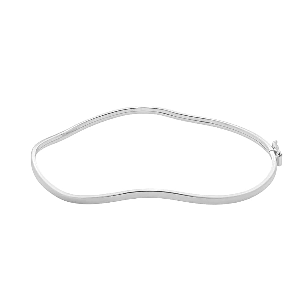 Pulseira Bracelete Ondulado em Prata 925 - imagem 1